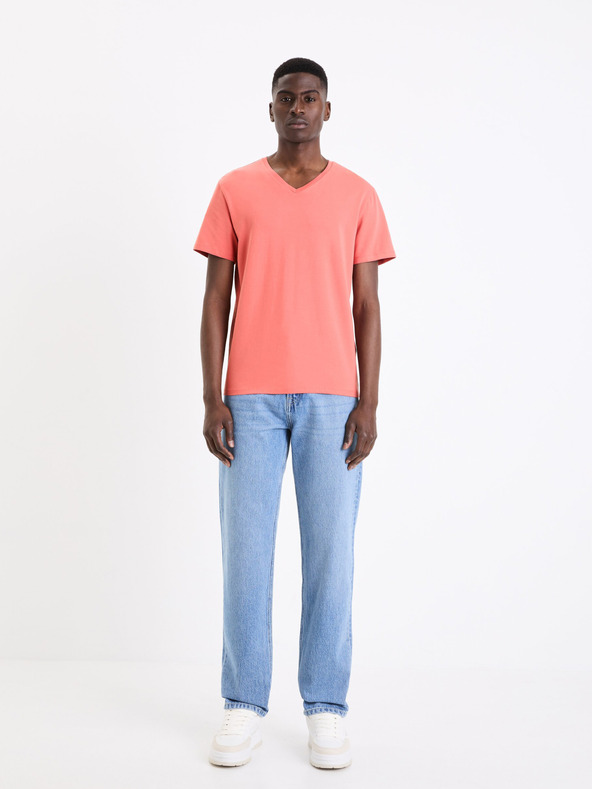 Celio Korálové pánské basic tričko Celio Neuniv