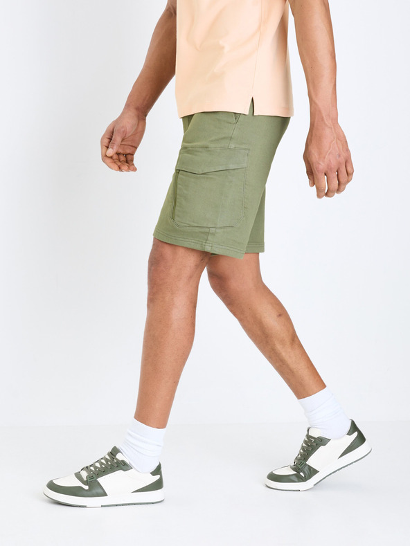 Celio Khaki pánské kraťasy cargo Celio Gojogbm