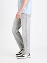 Celio Šedé pánské džíny Celio C15 straight Fodroit 30