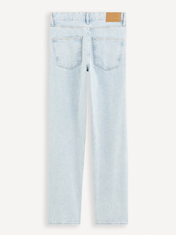 Celio Světle modré pánské džíny Celio C15 straight Fodroit 30