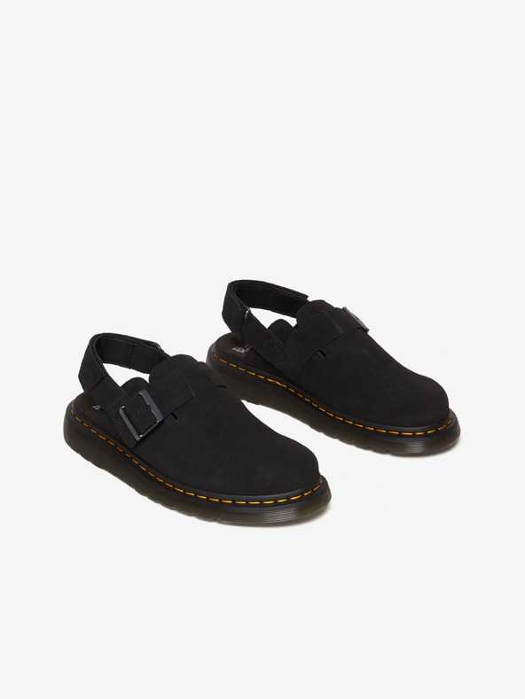 Dr. Martens Černé semišové pantofle Dr. Martens Jorge Ii