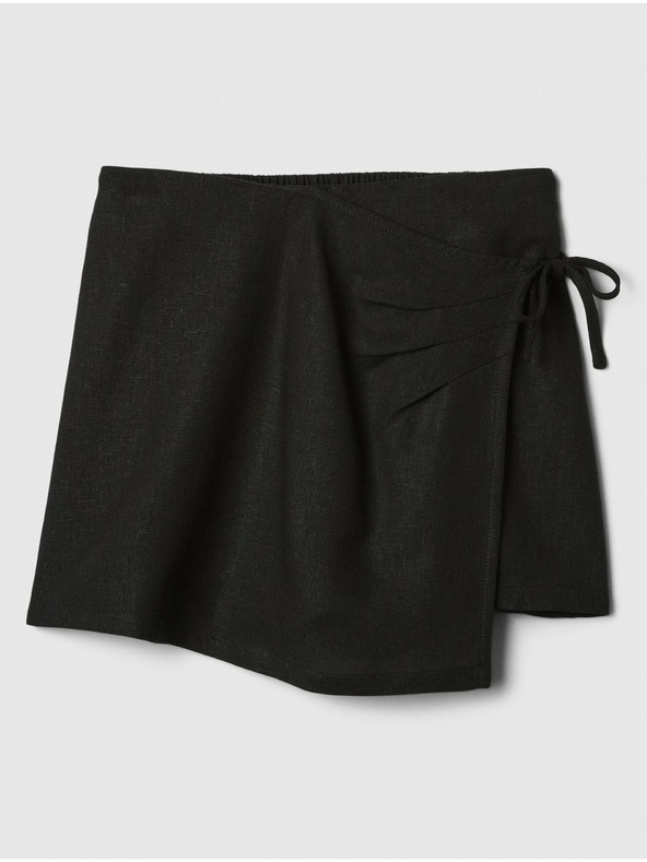 GAP Dětská kraťasová sukně z lněné směsi GAP
