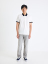 Celio Šedé pánské loose fit džíny Celio C75 Foloose