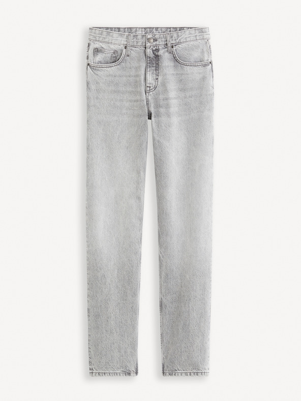 Celio Šedé pánské loose fit džíny Celio C75 Foloose