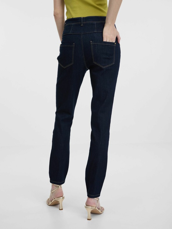 Orsay Tmavě modré dámské skinny džíny ORSAY