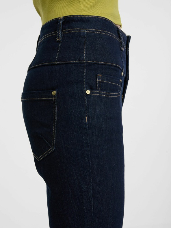 Orsay Tmavě modré dámské skinny džíny ORSAY