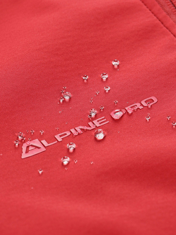 ALPINE PRO Červená dámská softshellová bunda s membránou Alpine Pro ESPRITA