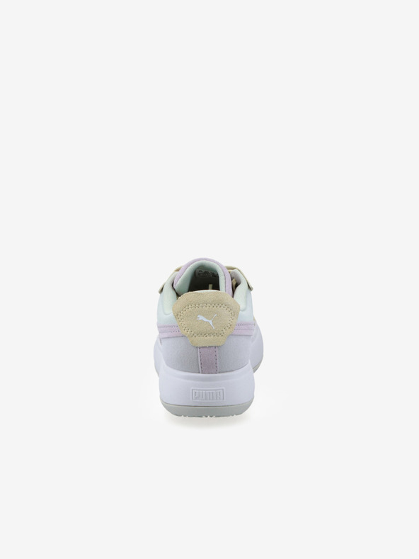 Puma Žluto-šedé dámské tenisky se semišovými detaily Puma Suede Mayu