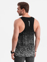 Ombre Clothing Černé pánské tílko s potiskem Ombre Clothing