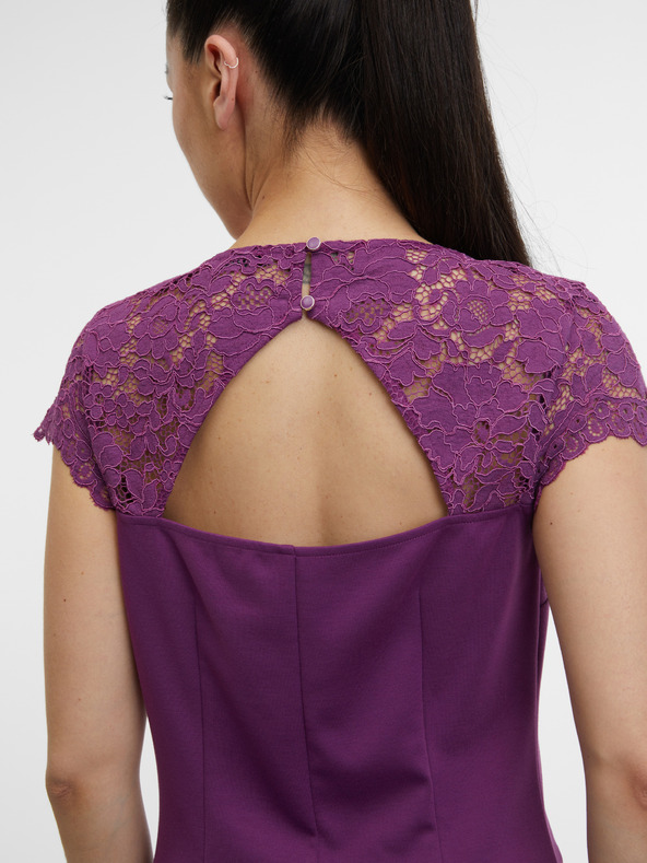 Orsay Fialové dámské šaty ORSAY