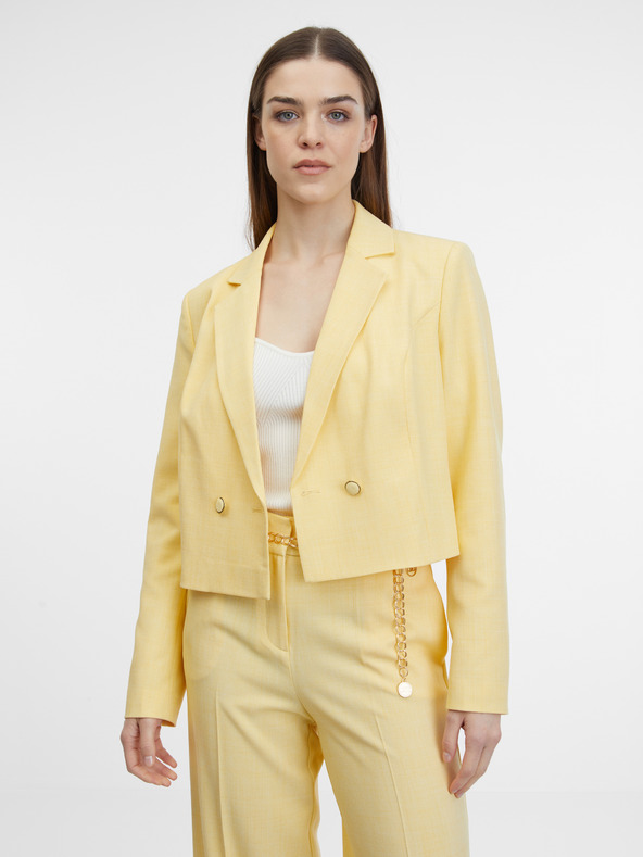 Orsay Žluté dámské sako ORSAY