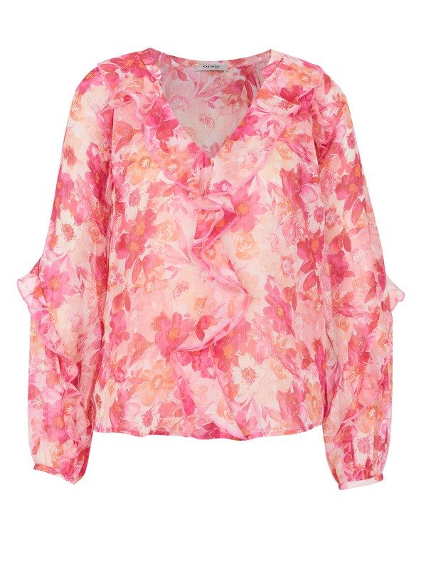 Orsay Růžová dámská květovaná halenka ORSAY