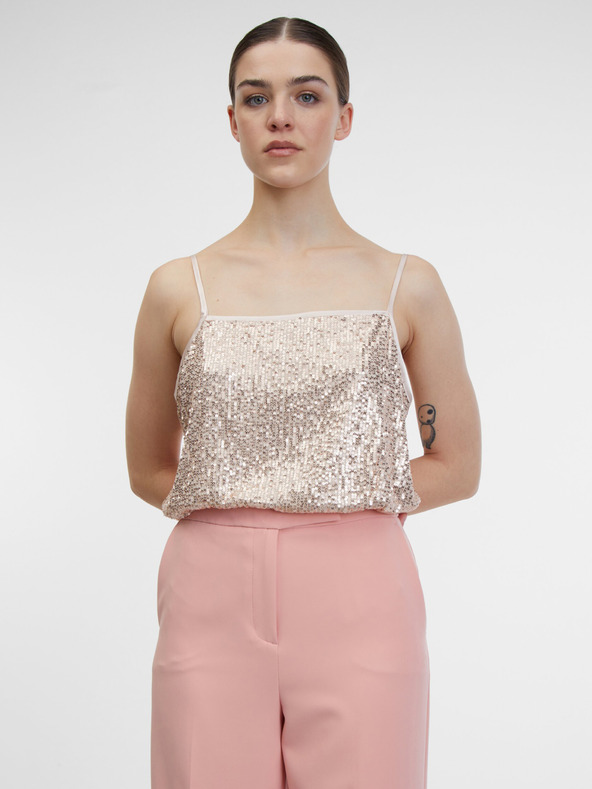 Orsay Korálové dámské kalhoty ORSAY