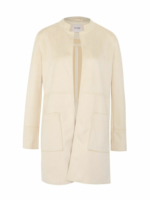 Orsay Béžová dámská koženková bunda ORSAY