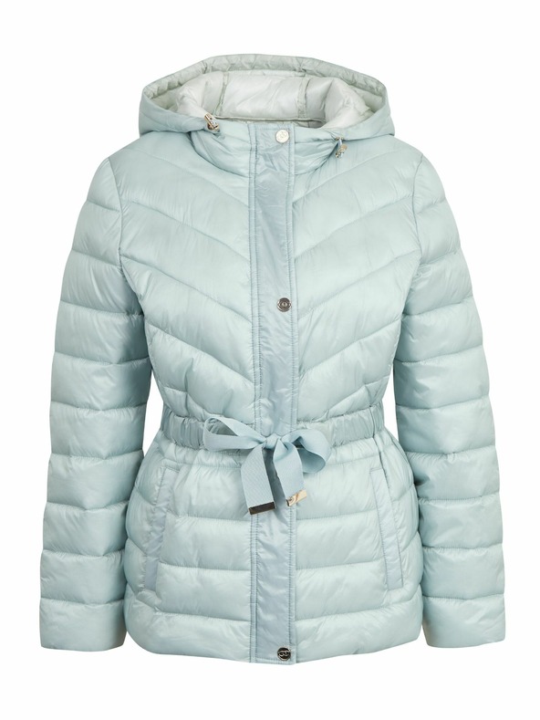 Orsay Šedý dámský zimní prošívaný kabát ORSAY