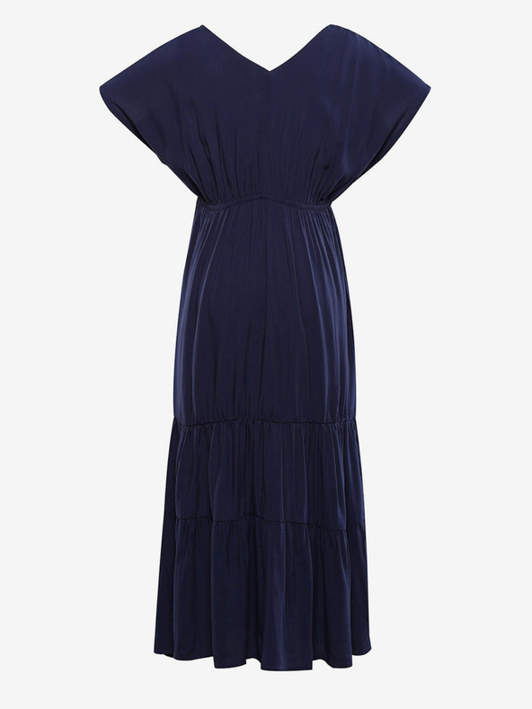 ALPINE PRO Tmavě modré dámské letní šaty ALPINE PRO Graana