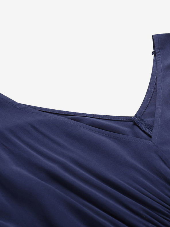 ALPINE PRO Tmavě modré dámské letní šaty ALPINE PRO Graana