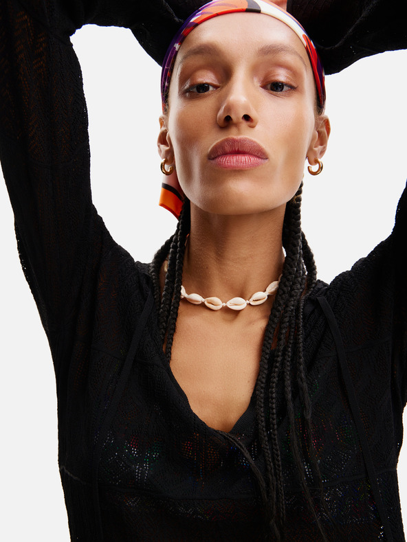 Desigual Černé dámské plážové šaty Desigual El Cairo