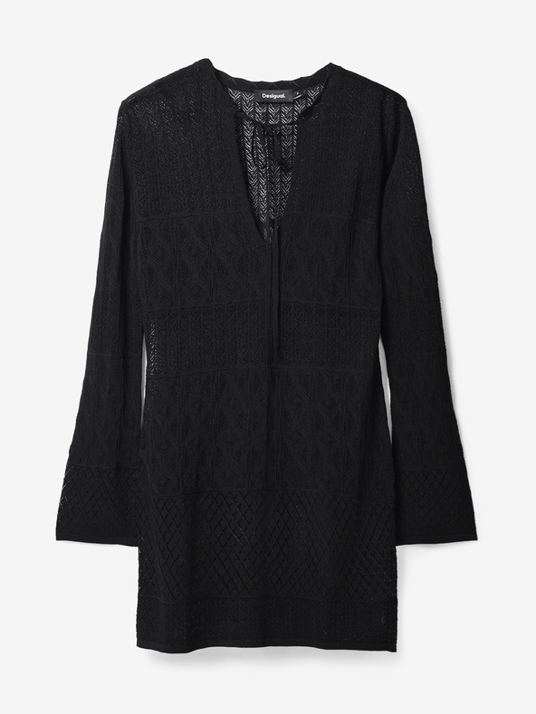 Desigual Černé dámské plážové šaty Desigual El Cairo