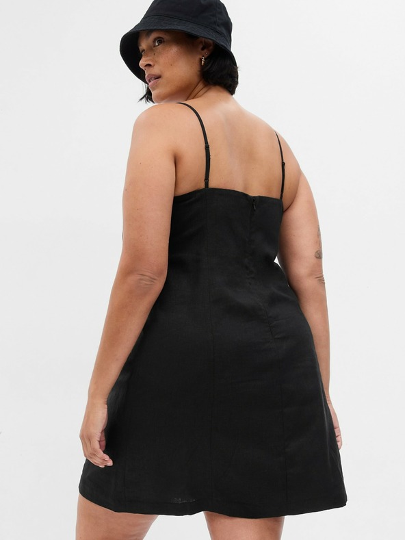 GAP Lněné mini šaty GAP