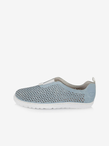 Rieker Světle modré dámské slip on tenisky Rieker