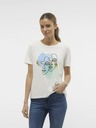Vero Moda Krémové dámské tričko Vero Moda Facey