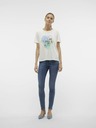 Vero Moda Krémové dámské tričko Vero Moda Facey