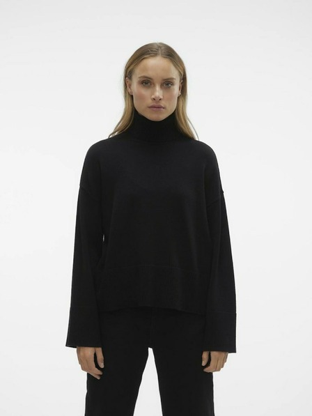 AWARE by VERO MODA Černý dámský rolák AWARE by VERO MODA Gisela
