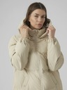 Vero Moda Krémový dámský zimní prošívaný kabát VERO MODA Noe