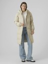 Vero Moda Krémový dámský zimní prošívaný kabát VERO MODA Noe