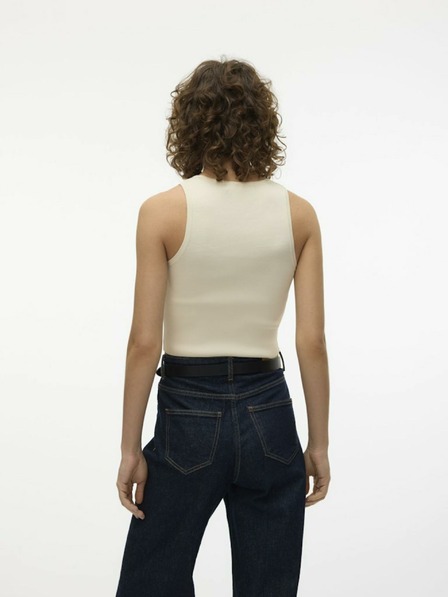 Vero Moda Béžový dámský crop top Vero Moda Ginny