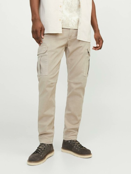 Jack & Jones Béžové pánské cargo kalhoty Jack & Jones Marco