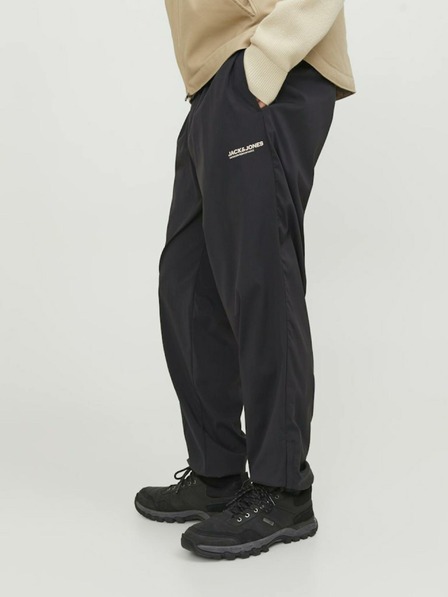 Jack & Jones Černé pánské tepláky Jack & Jones Karl