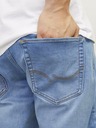 Jack & Jones Modré pánské džínové kraťasy Jack & Jones Rick