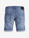 Jack & Jones Modré pánské džínové kraťasy Jack & Jones Rick