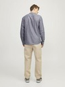 Jack & Jones Modrá pánská košile s příměsí lnu Jack & Jones Summer