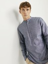 Jack & Jones Modrá pánská košile s příměsí lnu Jack & Jones Summer