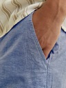 Jack & Jones Světle modré pánské chino kraťasy s příměsí lnu Jack & Jones Ace