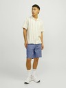 Jack & Jones Světle modré pánské chino kraťasy s příměsí lnu Jack & Jones Ace