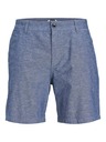 Jack & Jones Světle modré pánské chino kraťasy s příměsí lnu Jack & Jones Ace