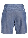 Jack & Jones Světle modré pánské chino kraťasy s příměsí lnu Jack & Jones Ace