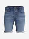 Jack & Jones Modré pánské džínové kraťasy Jack & Jones Rick