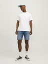 Jack & Jones Modré pánské džínové kraťasy Jack & Jones Rick