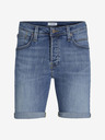 Jack & Jones Modré pánské džínové kraťasy Jack & Jones Rick
