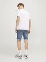 Jack & Jones Modré pánské džínové kraťasy Jack & Jones Rick