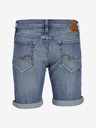 Jack & Jones Modré pánské džínové kraťasy Jack & Jones Rick