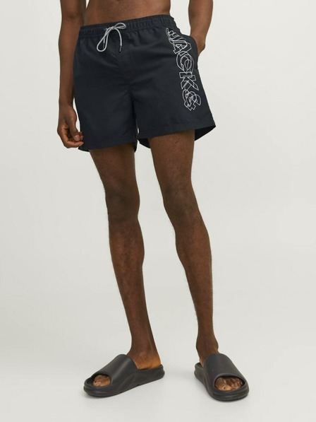 Jack & Jones Černé pánské plavky Jack & Jones Fiji