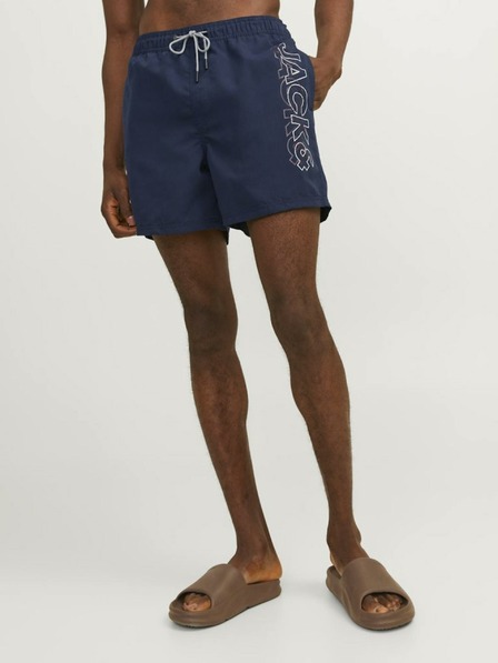 Jack & Jones Tmavě modré pánské plavky Jack & Jones Fiji