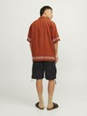 Jack & Jones Černé pánské cargo kraťasy Jack & Jones Cole
