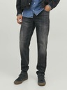 Jack & Jones Černé pánské straight fit džíny Jack & Jones Mike